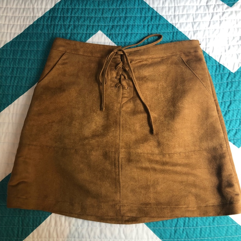 Tan Corduroy skirt